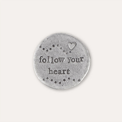 'Follow Your Heart' Pocket Coin