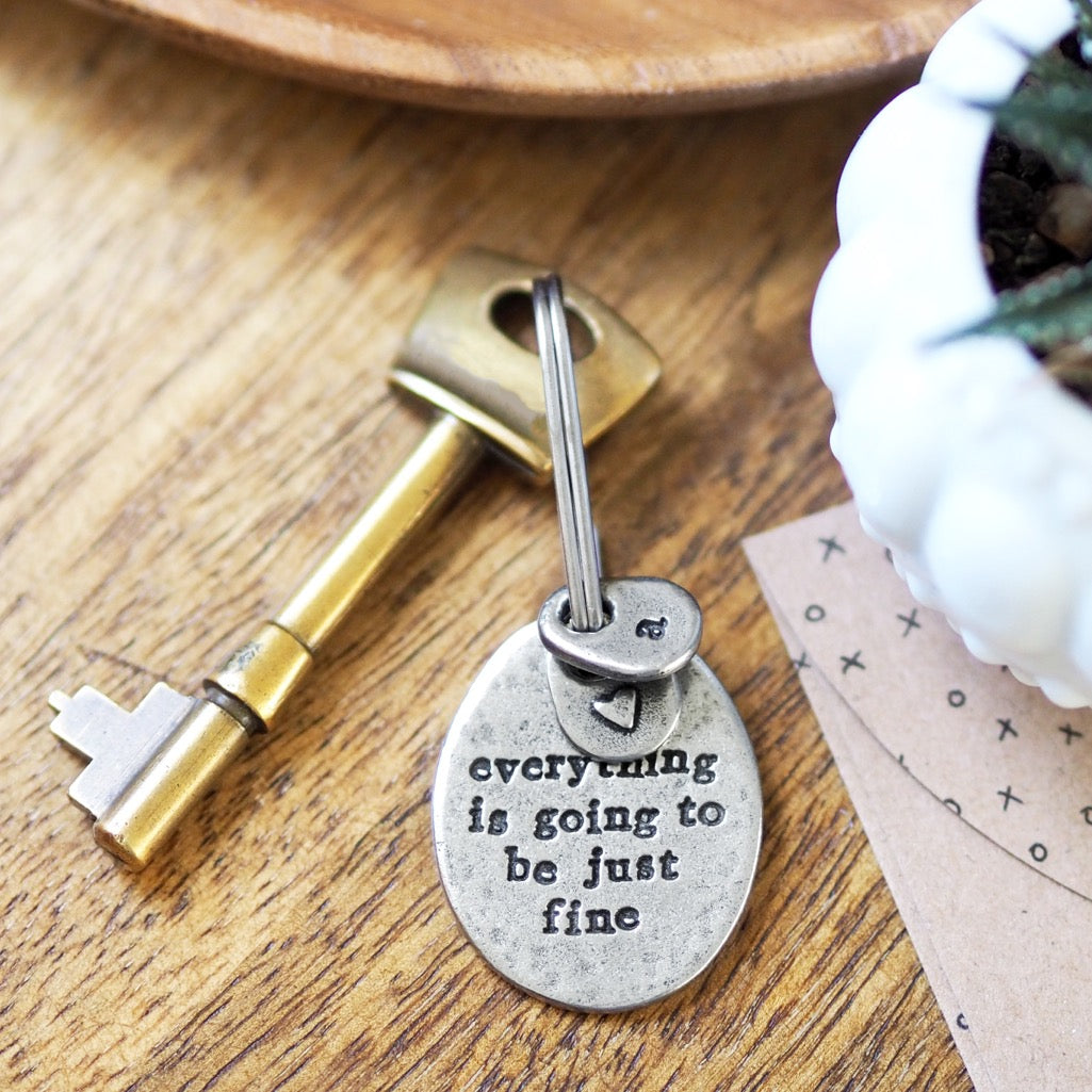 'Everything is Going to be Just Fine' Keyring