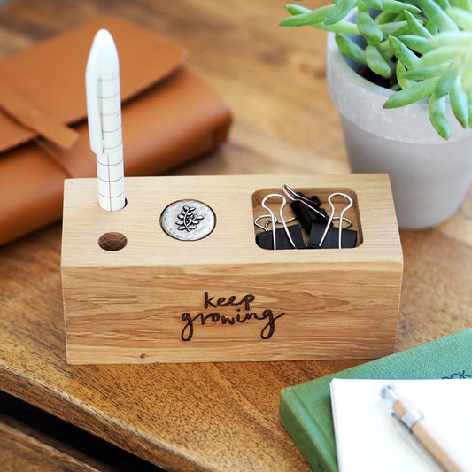 'Keep Growing' Desk Block Set