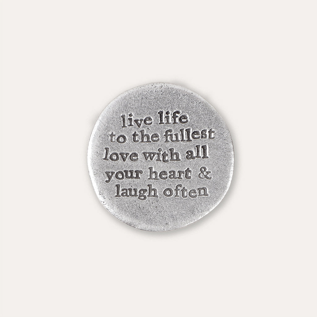 Live Love Laugh Pocket Coin