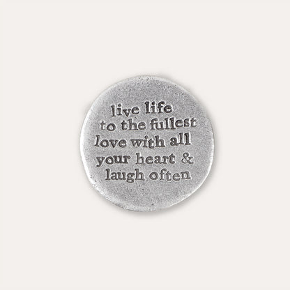 Live Love Laugh Pocket Coin