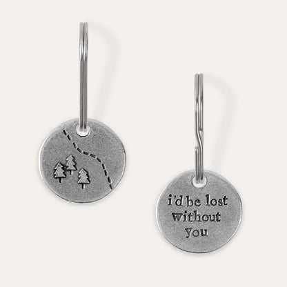 'Lost Without You' Keyring