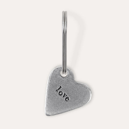 'Love' Heart Keyring