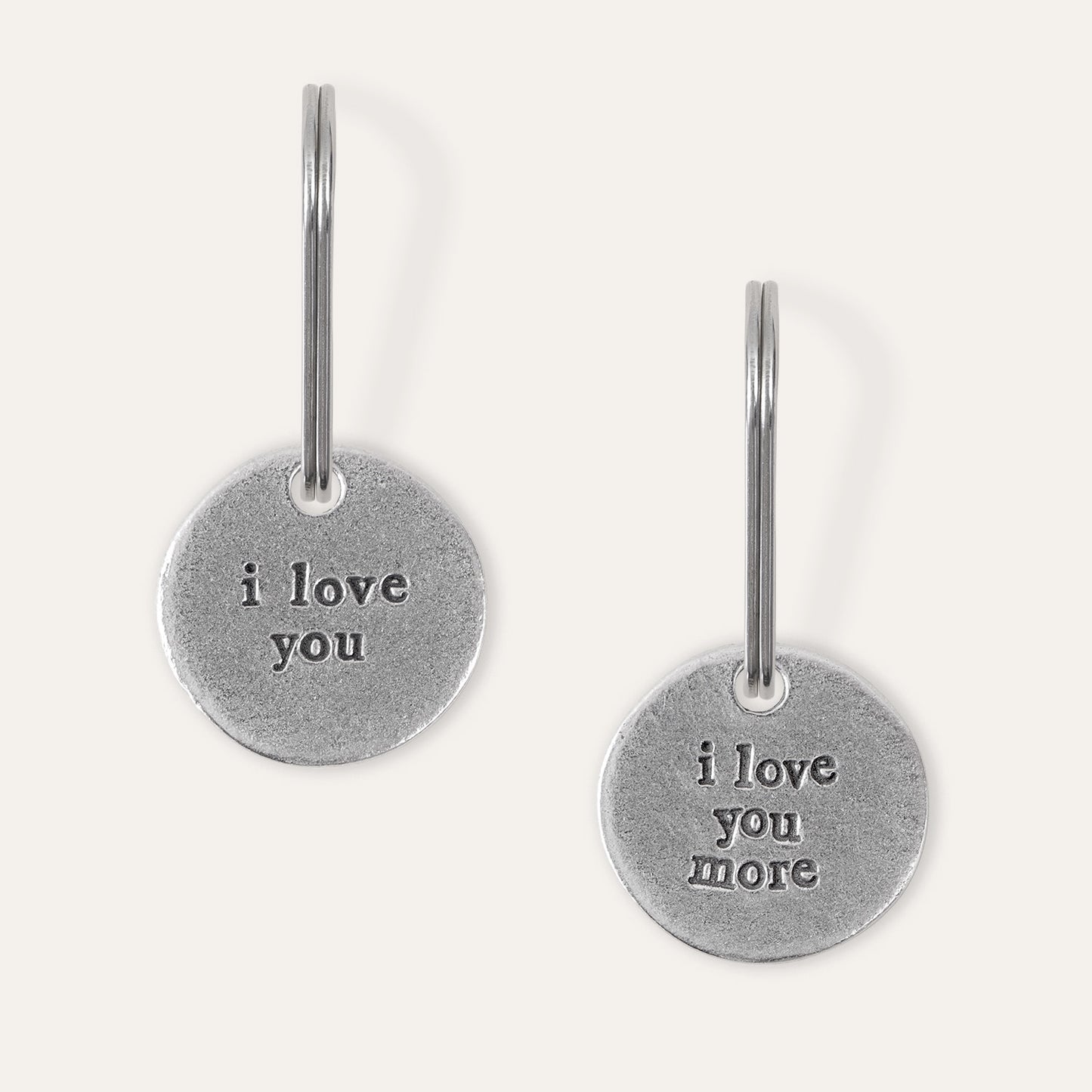 'I Love You'/'I Love You More' Keyring