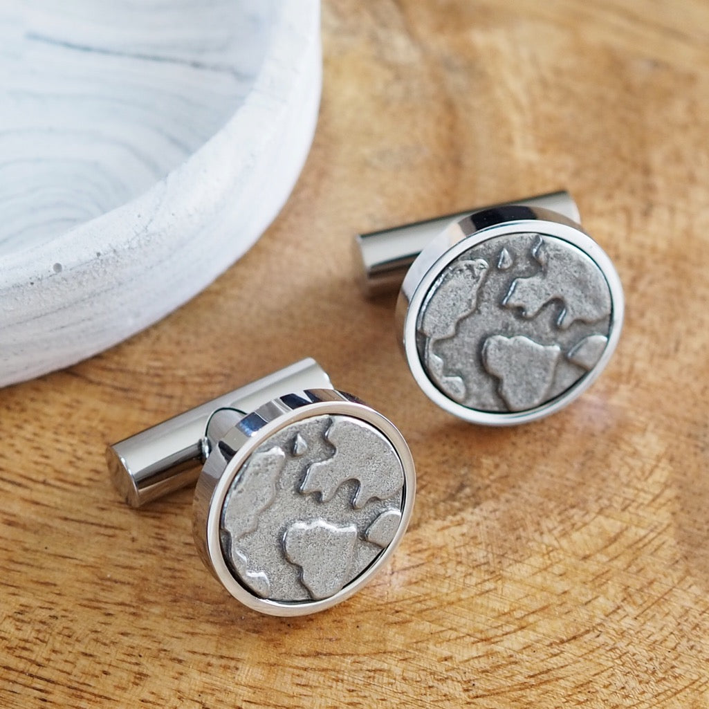 'You Mean The World to Me/Us' Cufflinks