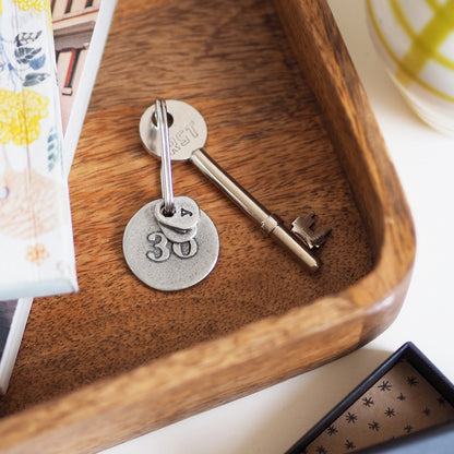 Milestone Birthday Keyring