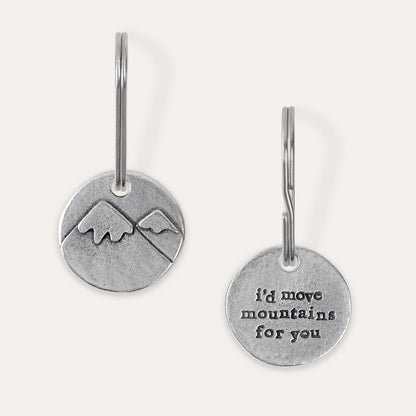 'I'd Move Mountains For You' Keyring