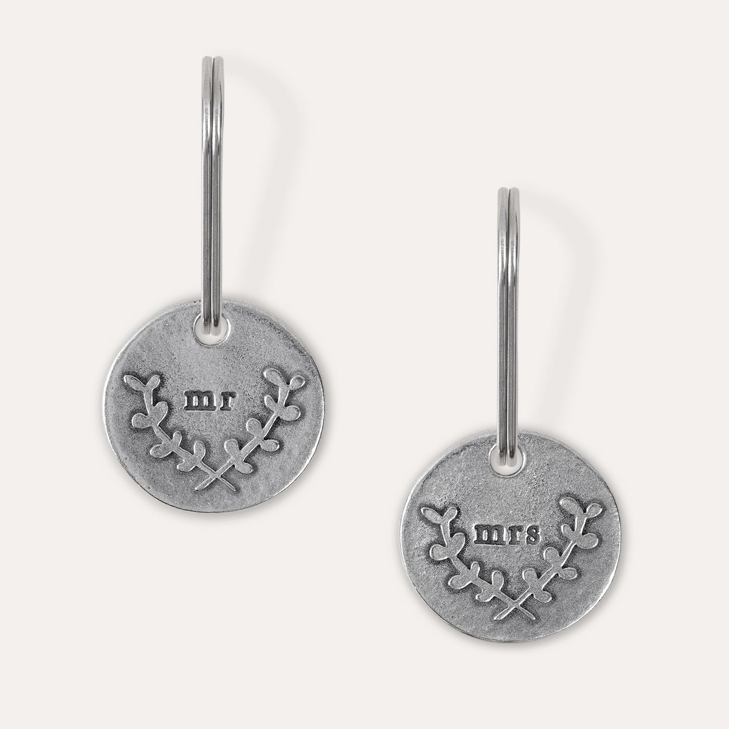 'Mr' or 'Mrs' Keyring