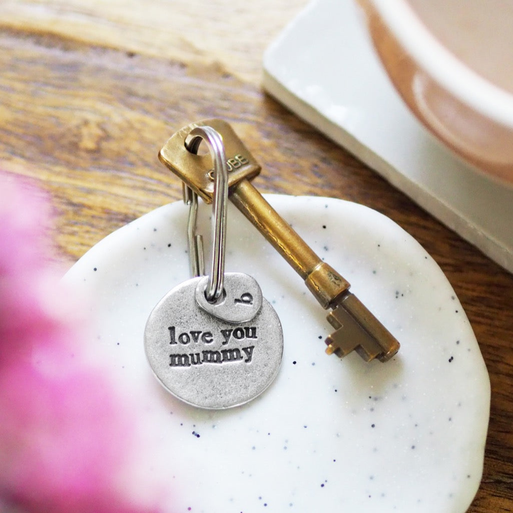 Love You Mum Mummy Keyring Kutuu