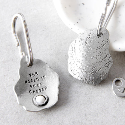 'The World Is Your Oyster' Keyring