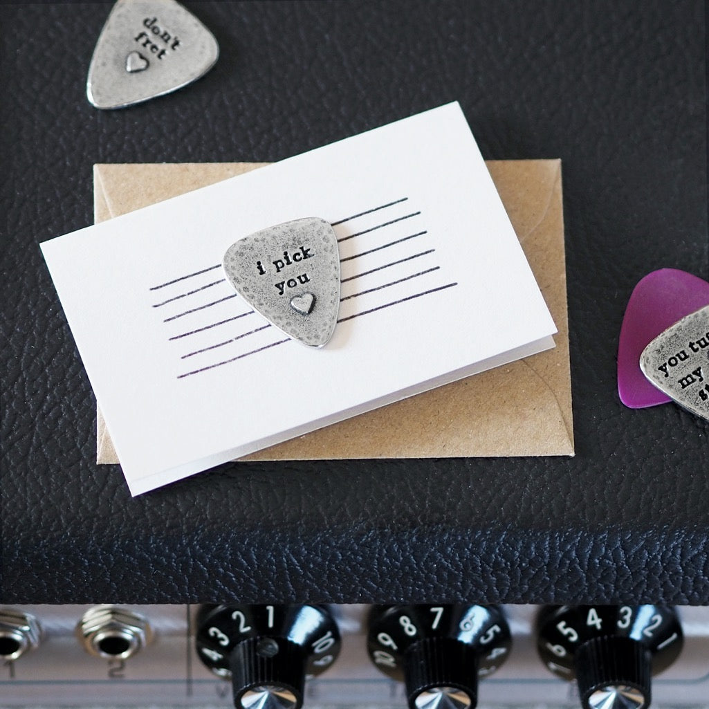 Heart Strings Guitar Plectrum