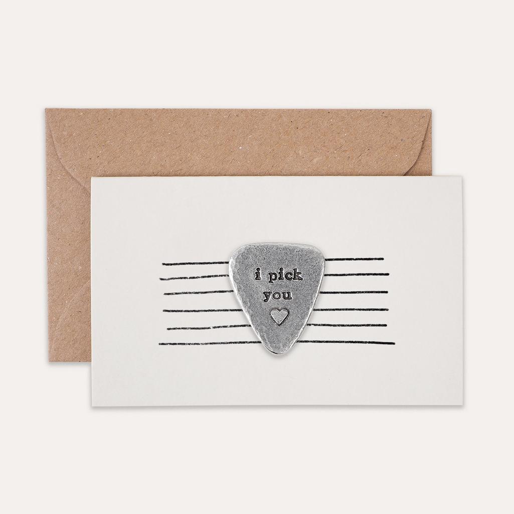 Heart Strings Guitar Plectrum