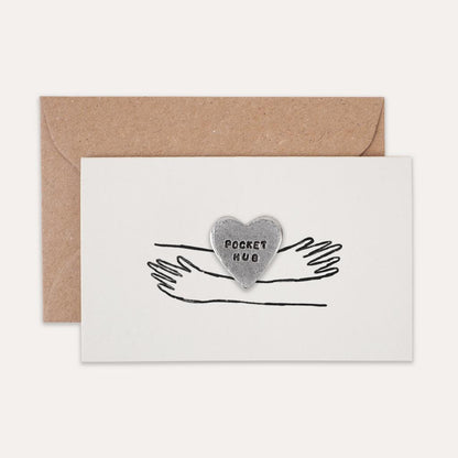 'Pocket Hug' Tiny Token Card