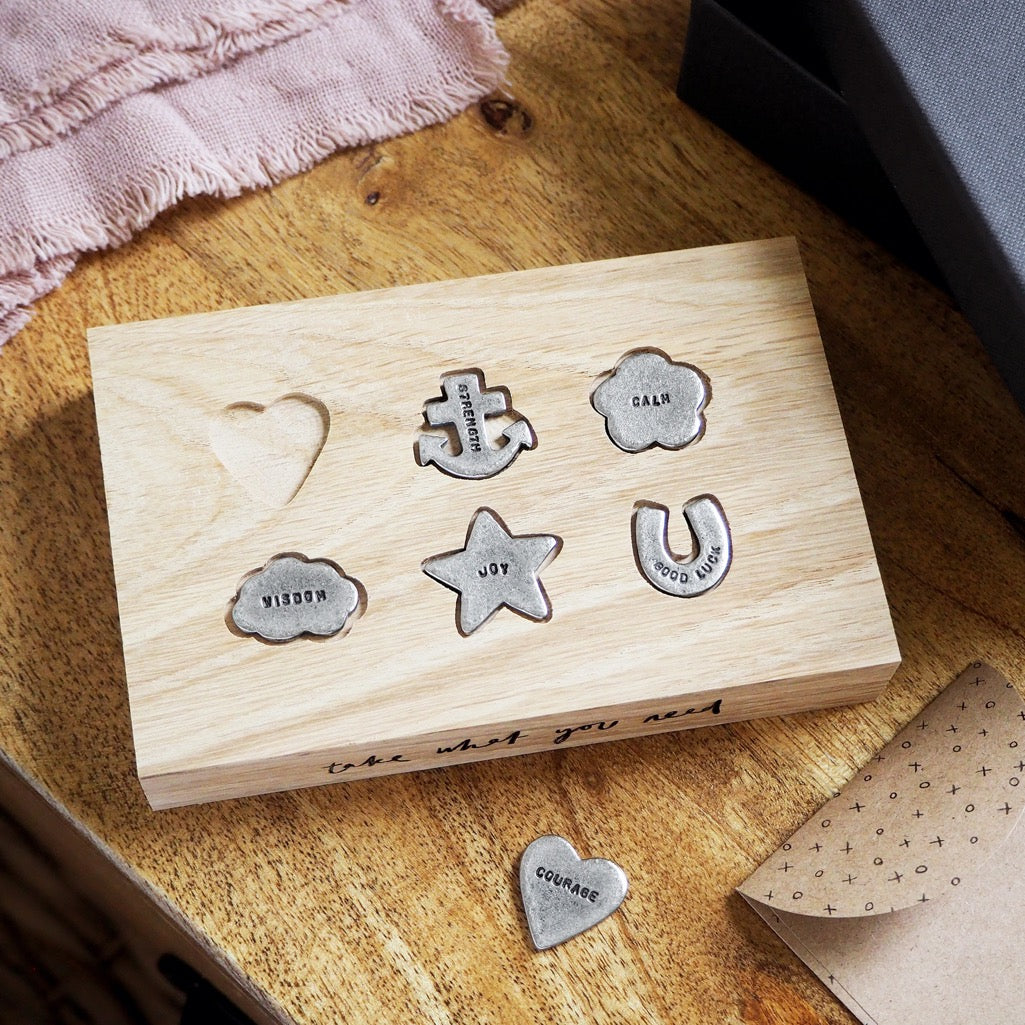 'Take What You Need' Pocket Tokens Set
