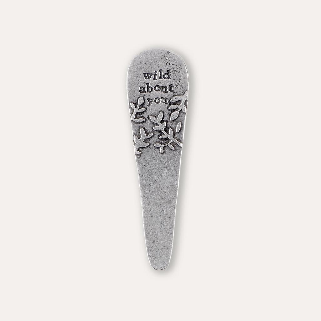 'Wild About You' Plant Marker