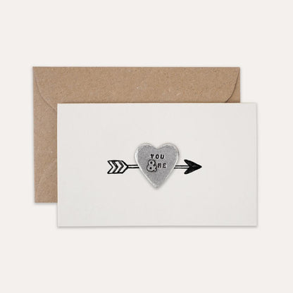 'You & Me' Tiny Token Card