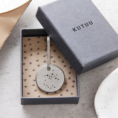 Zodiac Constellation Keyring